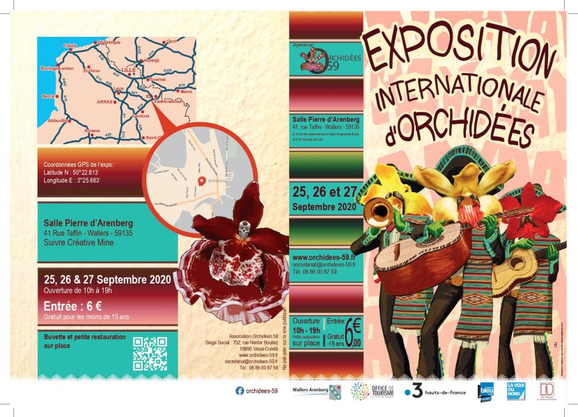 exposition internationale d'orchidées 25, 26 et 27 septembre 2020