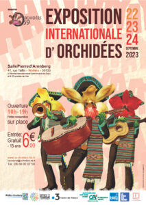 EXPOSITION INTERNATIONALE D'ORCHIDÉES AFFICHE